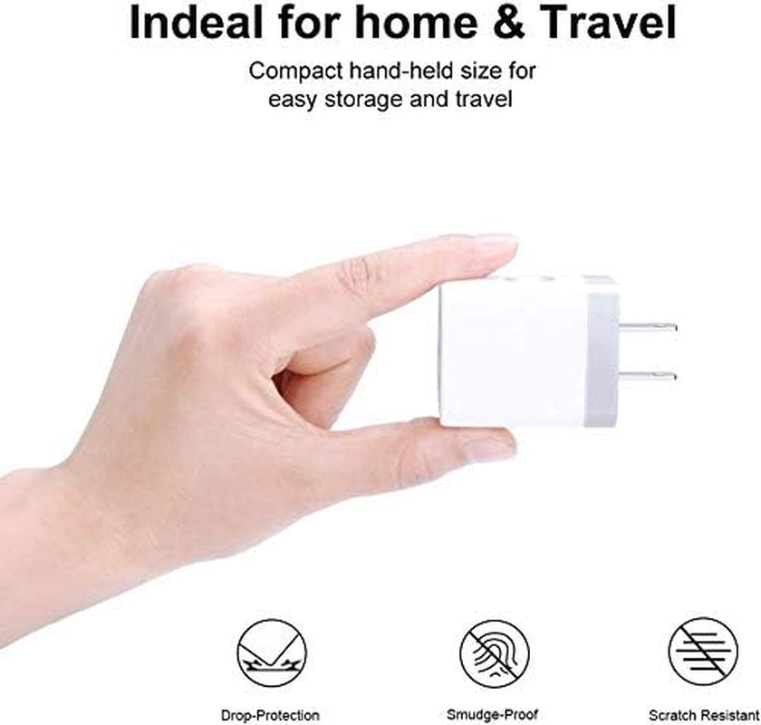 USB Charging Plug, Wall Charger Adapter,  3Pack Universal Travel 3.1A 3Muti Port Fast Charging Block Compatible with Iphone 15 14 13 12 SE 11 Xs Pro,Samsung Galaxy S23 S22 S21 S20 Ultra, Google