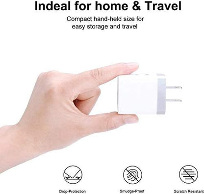USB Charging Plug, Wall Charger Adapter,  3Pack Universal Travel 3.1A 3Muti Port Fast Charging Block Compatible with Iphone 15 14 13 12 SE 11 Xs Pro,Samsung Galaxy S23 S22 S21 S20 Ultra, Google